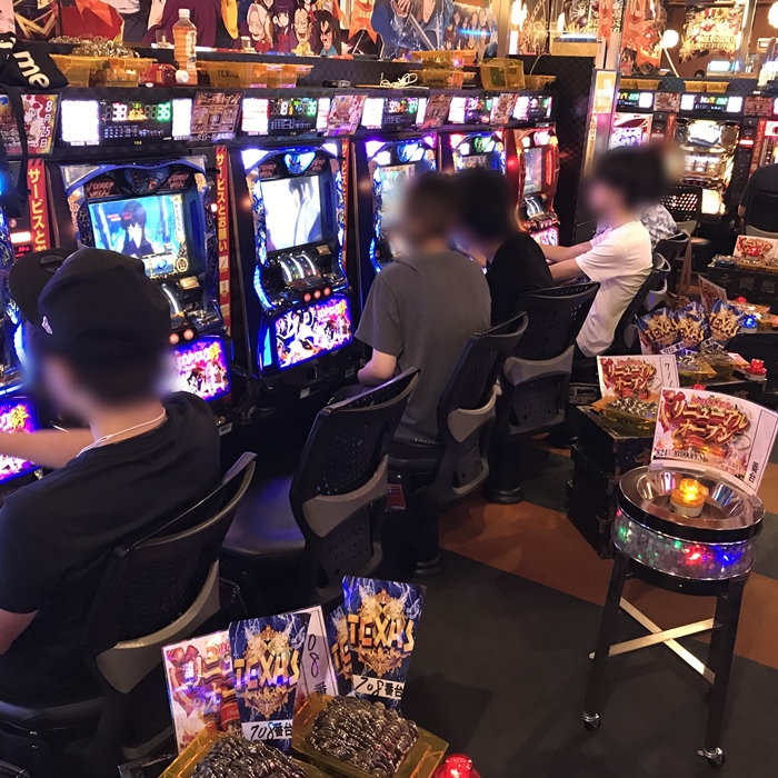 マイジャグ バジ絆など好調な機種が複数存在し まずまずの盛り上がりとなった 此花テキサス 8月24日 スロパチステーション パチンコ パチスロホールサイト